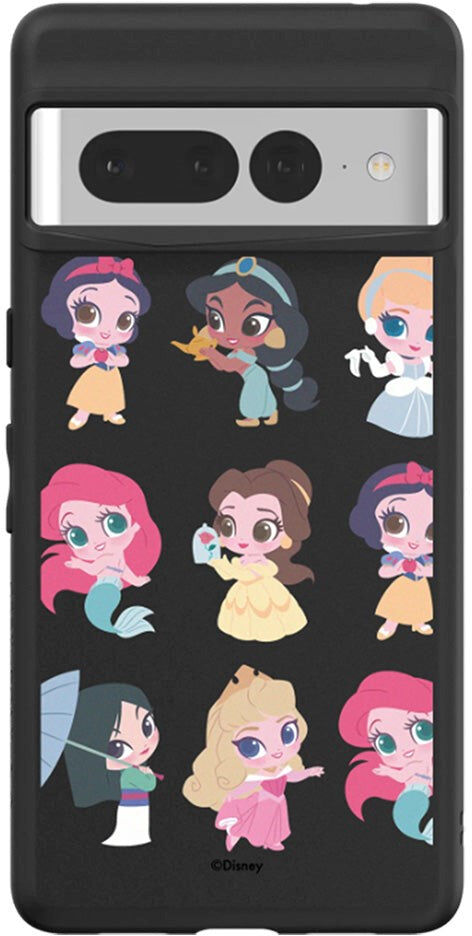 Google Pixel 7 Pro RhinoShield SolidSuit Håndværker Cover m. Disney Princess - Chibi Style