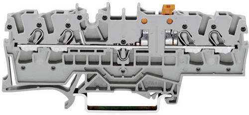 WAGO 2002-1871 Trennklemme 5.20mm Zugfeder Belegung: L Grau