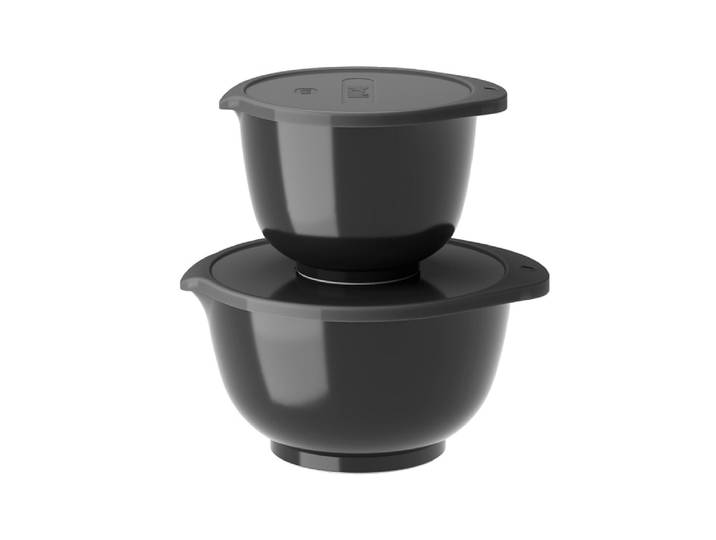 Set de bols à mixer et couvercles 4 pièces édition noire