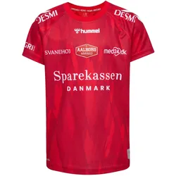 hummel, Jungen, Fussballtrikot, Heimtrikot Kinder Aalborg FC 2023/24 (128), Rot