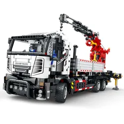 Reobrix 22011 Kranwagen RC Klemmbaustein Set 2328 Teile ab 14