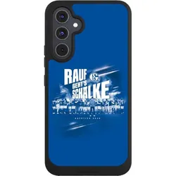 Nivocase Handyhülle für Samsung Galaxy A54 5G Hülle NIVOpure Case Schwarz Aufstieg FC Schalke 04 (Samsung Galaxy A54 5G), Smartphone Hülle, Schwarz
