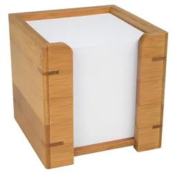 WEDO Zettelbox braun inkl. 900 Notizzettel