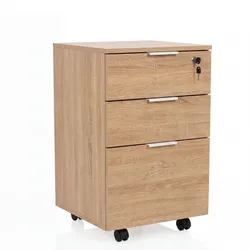 hjh OFFICE Rollcontainer DAVIK MDF Platte, Melaminbeschichtung