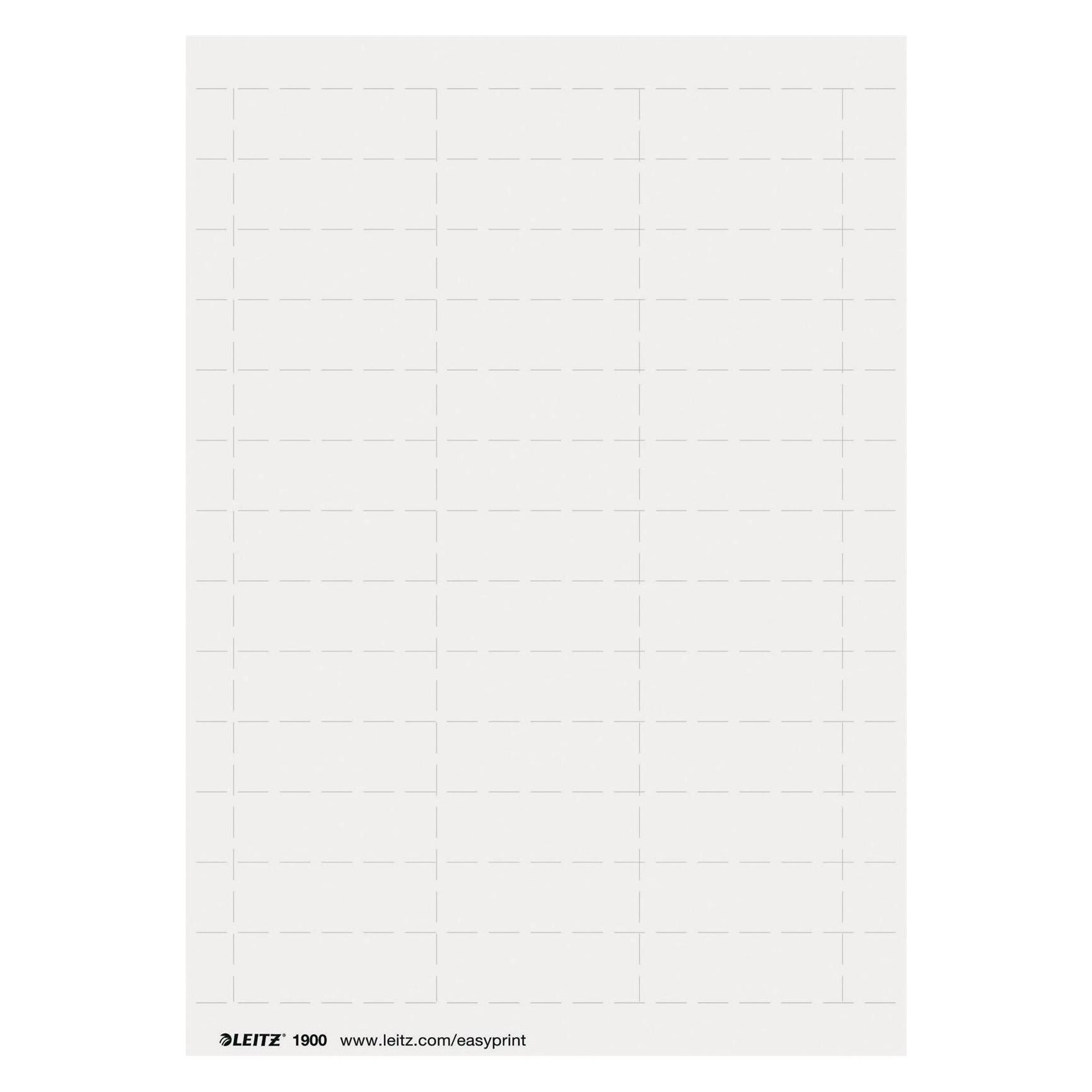 Leitz Beschriftungsschild 60x21mm (1900-00-01)