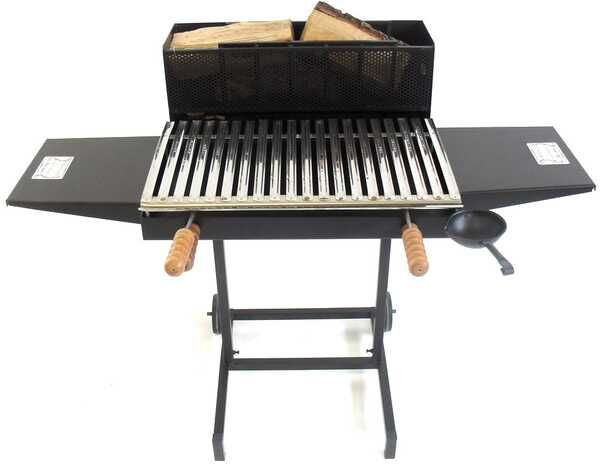 Cruccolini Pisa - Barbecue à bois et charbon en fer artisanal