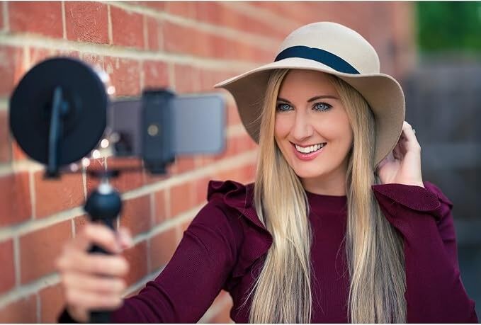 Rotolight VideoVlogging RL48 LED Ring Light Kit for Content Creators