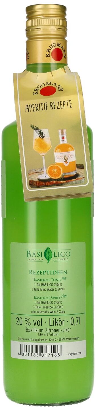 Krugmann Basilico Aperitivo Culinario 20% Vol. 0,7l