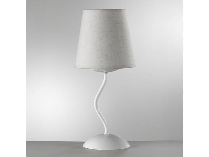 Lampe de table Margot 16 x 37 x 16cm Blanc Coton E14