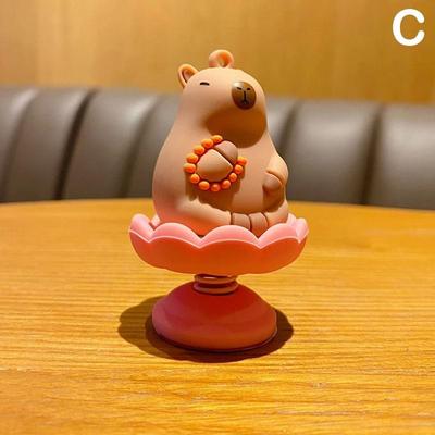 Uplift Picks Cute Capybara Shaking Head Dashboard Car Ornament c