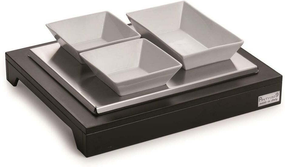 Pintinox Espositore + 3 Ciotole 38 x 22 cm Trendy