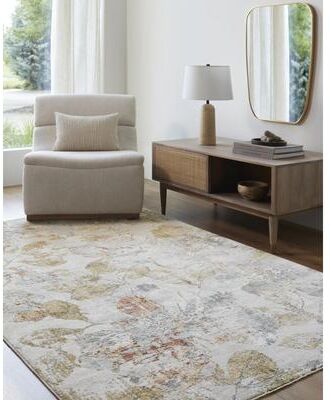 Livabliss Roseanne Coastal Floral and Botanical Area Rug