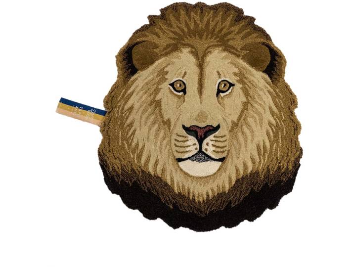 Doing Goods Ari Lion Head Rug Large - Brown