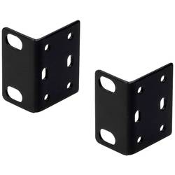 ATEN 2X-043G 19 Zoll Netzwerkschrank-Befestigungsmaterial inkl. 2 Metallhalterungen Schwarz