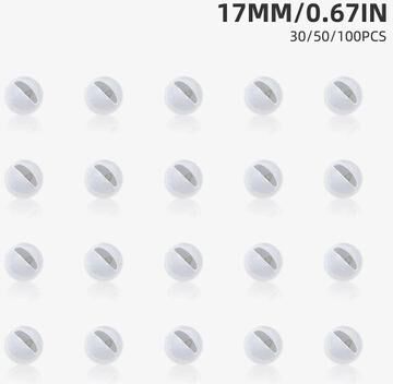 Uplift Picks DIY Pet Toy Squeaker Balls Noise Maker Inserts For Plush Toys And Crafts 17mm 50 Pcs