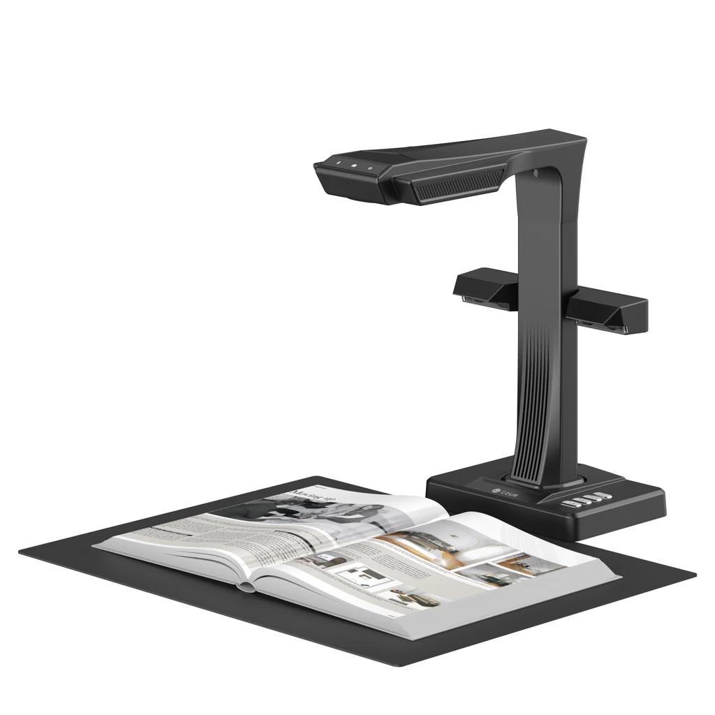 CZUR ET MAX (ET26 PRO) Profi-Buchscanner | 38MP Kamera, 410 DPI, Seitenlichter, Laser-Technologie, OCR, HDMI, kompatibel mit Windows/Mac/Linux
