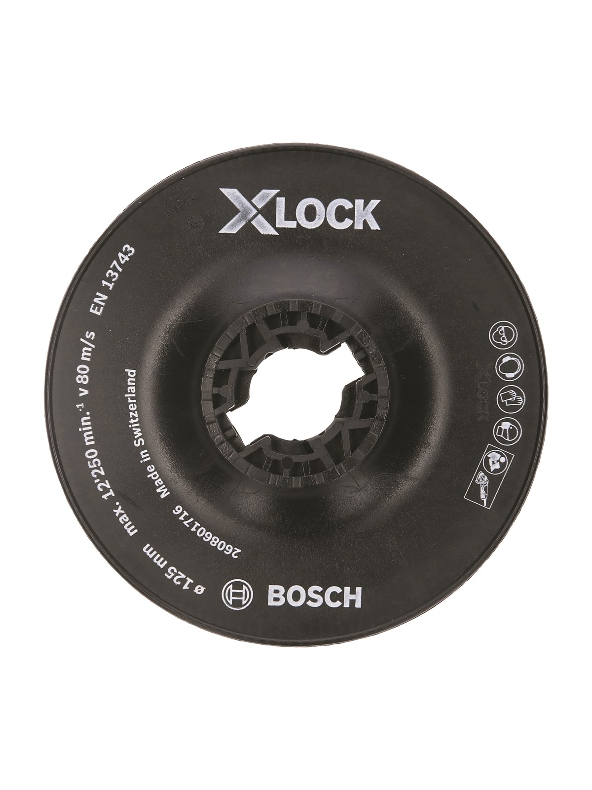 Bosch BAGSKIVE PLAST X-LOCK HARD 125MM