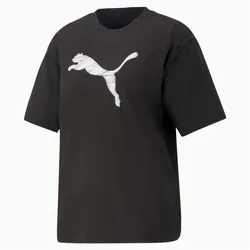 Puma, Damen, Sportshirt, HER Tee (M), Schwarz