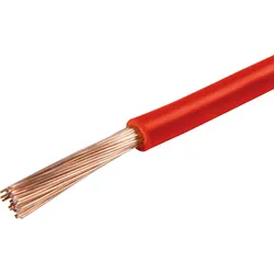 HERTH&BUSS Kabel, FLY, 1-adrig, 5m rot - 51275410005 - rot