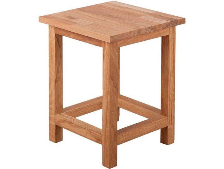 GARTENHOCKER Eichefarben geölt