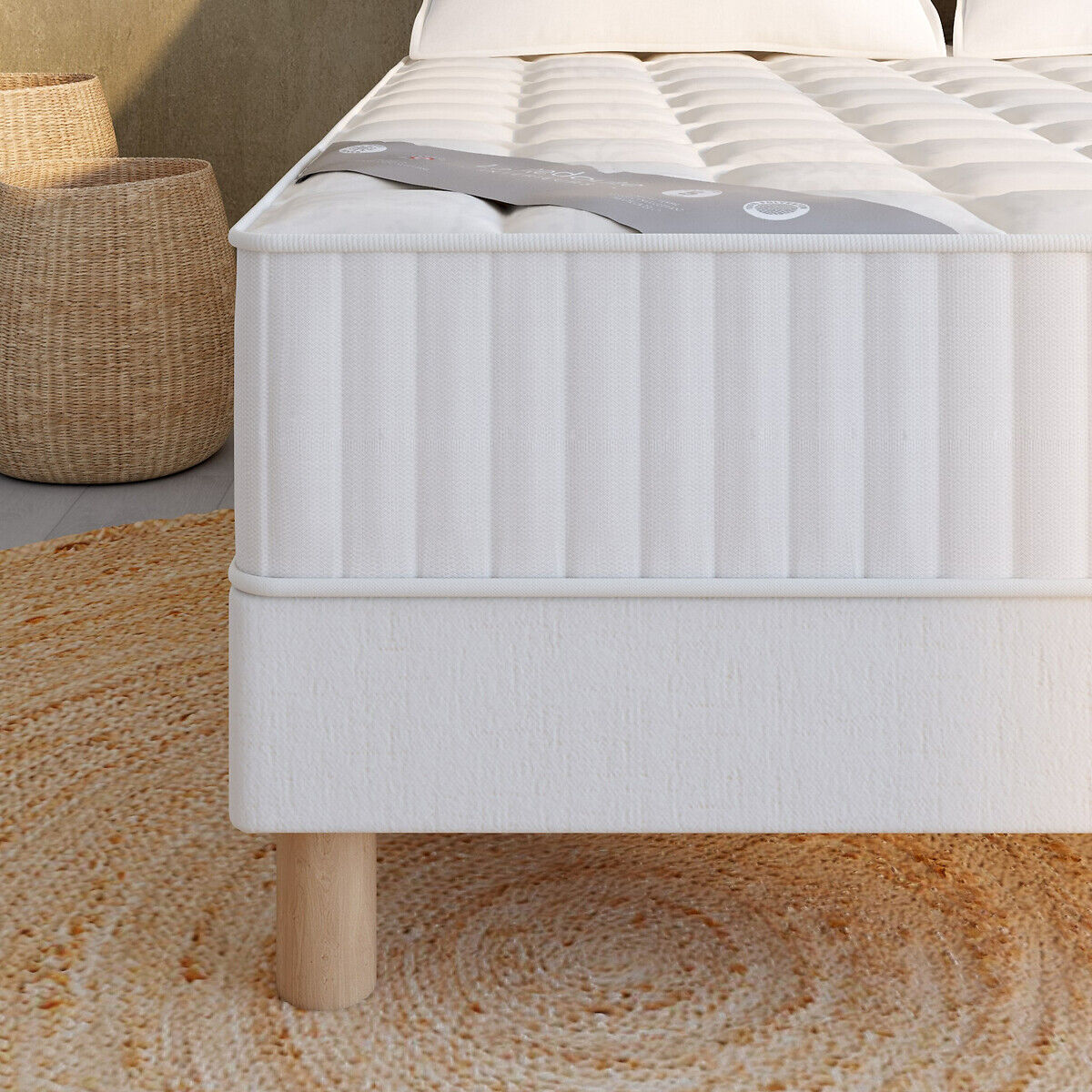 LA REDOUTE INTERIEURS Matelas 580 ressorts, soutien mi-ferme, accueil moelleux
