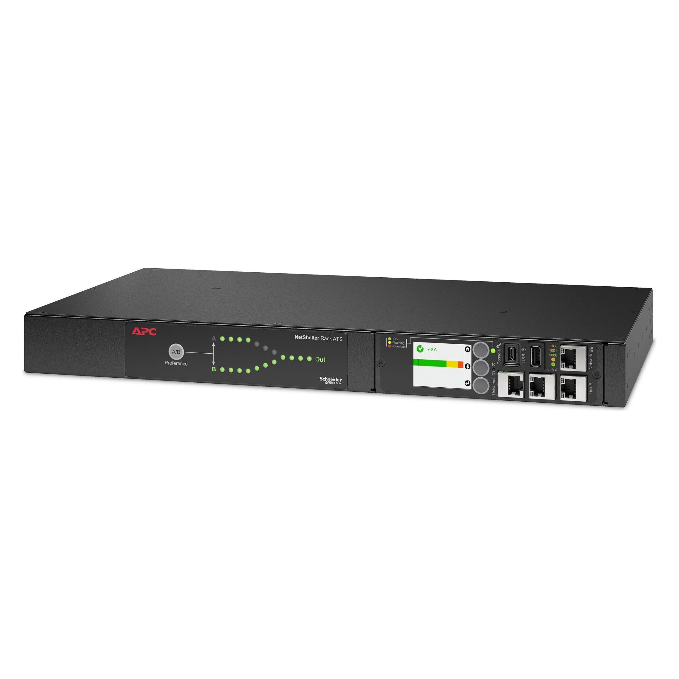 APC RACK ATS G3 230V 10A C14 IN (AP4421A)