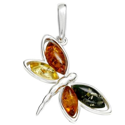 Kettenanhänger OSTSEE-SCHMUCK "Ostsee-Schmuck Anhänger Schmetterling Anhänger Schmetterling", weiß, Schmuckanhänger, Damen, 34 x 22mm, Silber 925 (Sterlingsilber), 2,6 g, Kettenanhänger