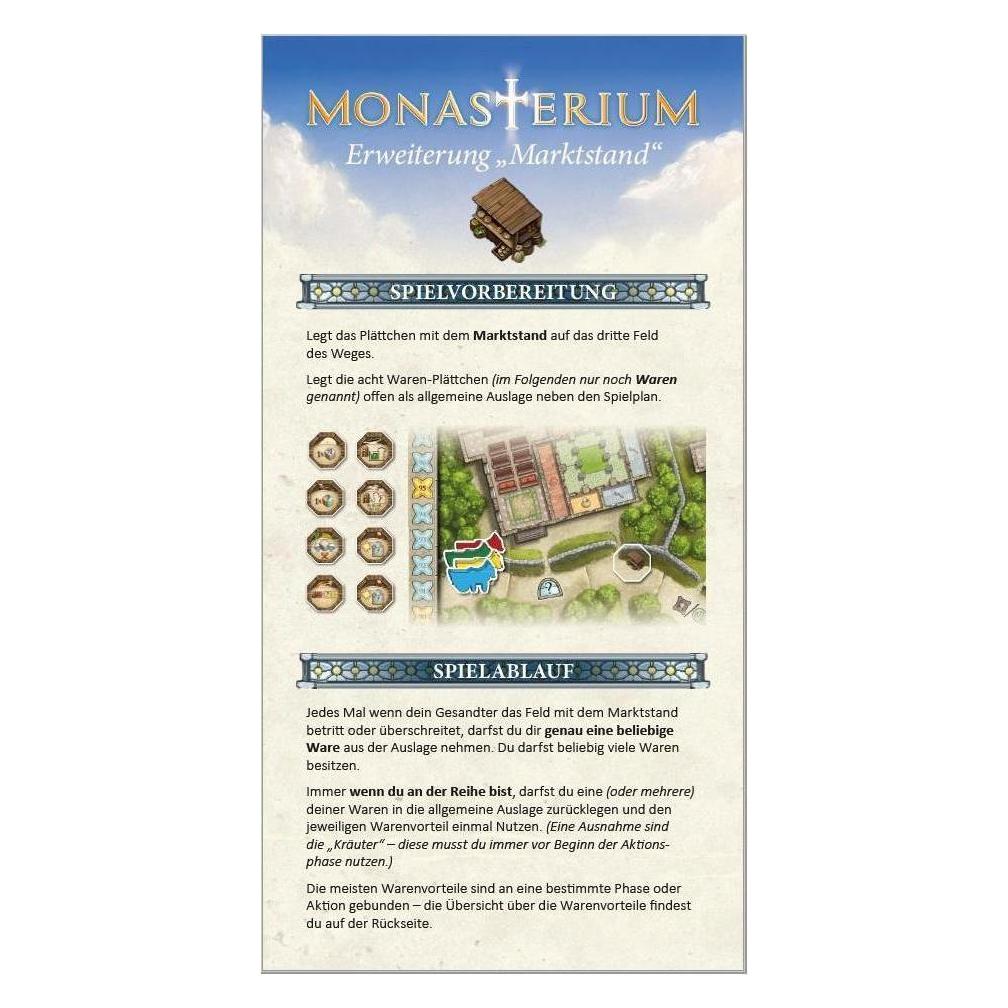 DLP Monasterium: Marktstand (Erweiterung) (deutsch) (Deutsch, 2 - 4 Spieler) (DLP01059)