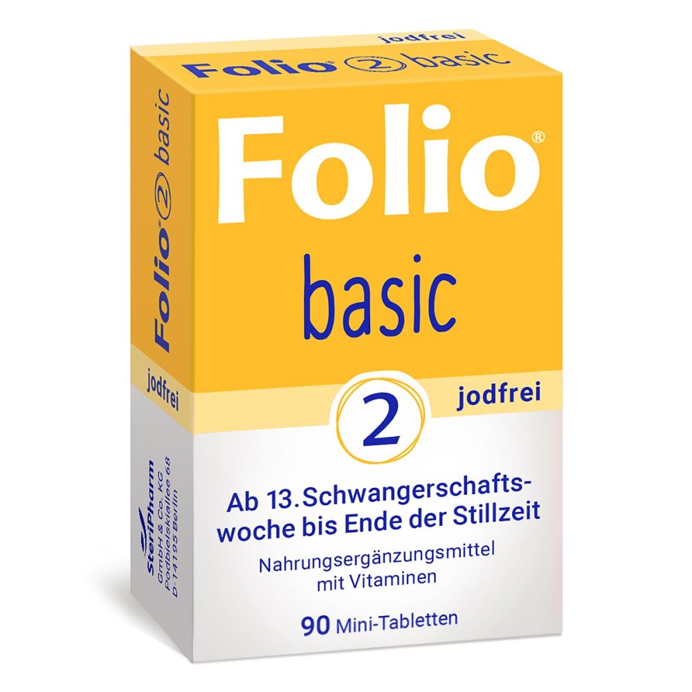 SteriPharm Pharmazeutische Produkte GmbH & Co. KG Folio 2 Basic Jodfrei Filmtabletten 18671367