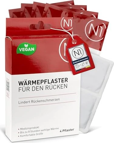 N1 Wärmepflaster für den Rücken 4 St Pflaster