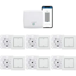 Homematic IP Starter Set Beschattung für sechs Rollladen mit Access Point