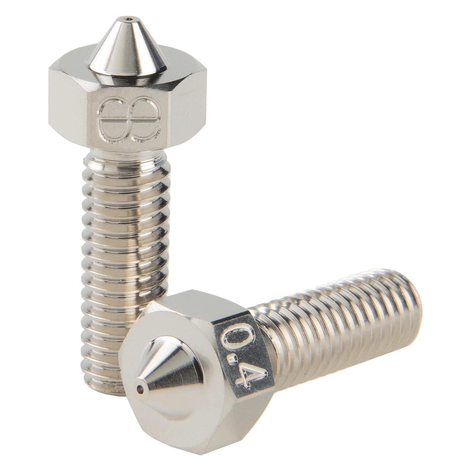 Dropeffect XG M4 Threaded Plated Copper Nozzle 0.4/1.75mm (1126-01A-15-03-00)
