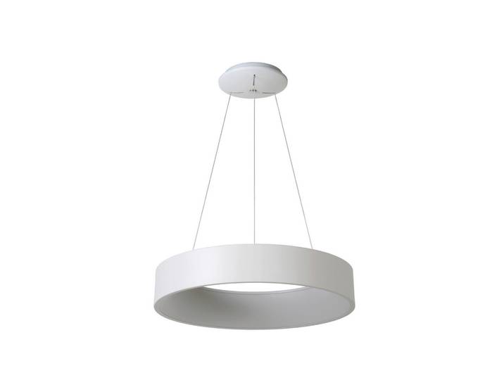 Lucide Led-Hängeleuchte, Weiss, Metall, 60x142x60 cm, RoHS, Reach, höhenverstellbar, Lampen & Leuchten, Innenbeleuchtung, Hängelampen, Pendelleuchte