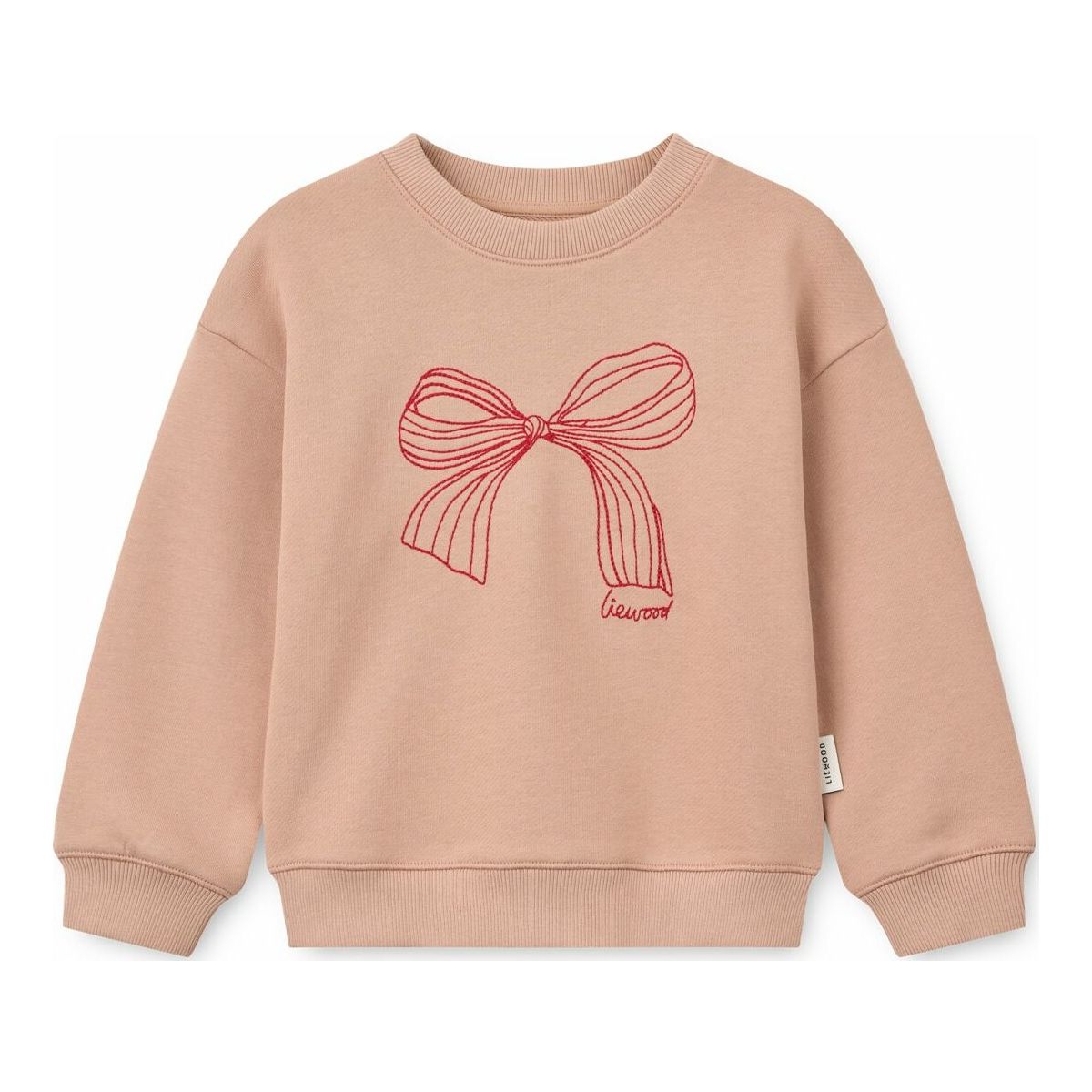 Liewood Ridley Embroidered Sweatshirt bow / pale tuscany (3039) 74/80 LW21166-3039-74/80-CU