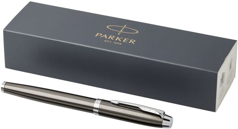 Stylo roller personnalisable à encre noire Parker IM Brun espresso