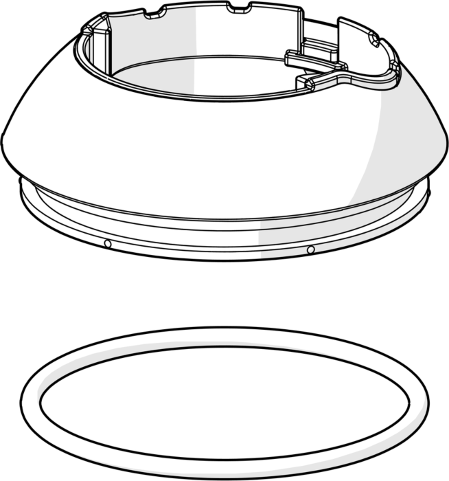 Hansa Abdeckhaube komplett chrom 59913364 chr