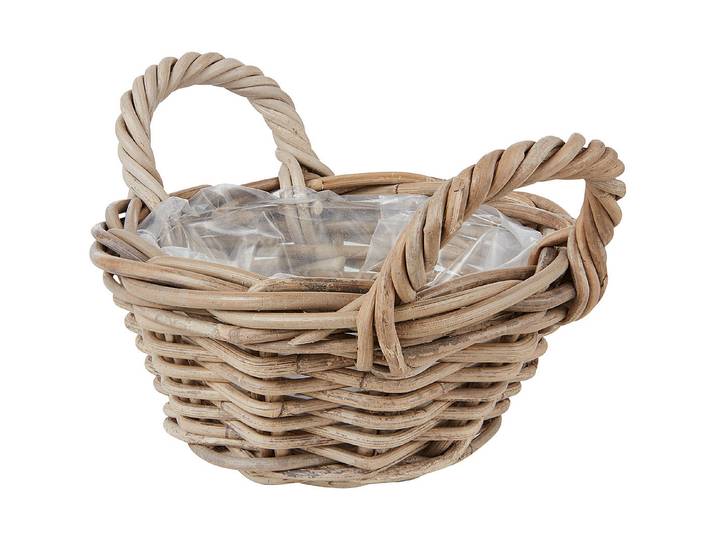 Home and More Korb Bronte Beige Ø 20 × 23 cm