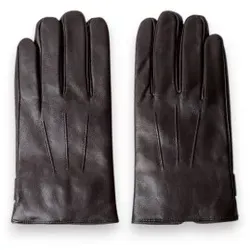 Hackett London für Herren. HM0400132 Braune Commuter Touch-Lederhandschuhe (M), Lässig, Klassisch