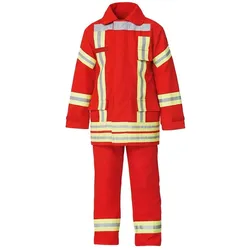 Maskworld Feuerwehr Kostüm für Kinder rot (128)