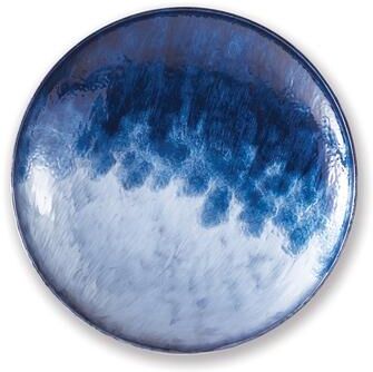 Porch & Petal Azul Decorative Plate Small