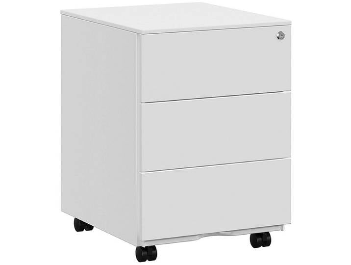 Schubladenelement SONGMICS CARTER 3 Schubladen weiss