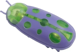 Inspire Curations Interactive Escape Bug Cat Toy Vibrating Robot Insect For Indoor Cats purple A