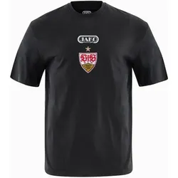 JAKO Unisex VfB T-Shirt Freizeit, Größe L in Schwarz Schwarz