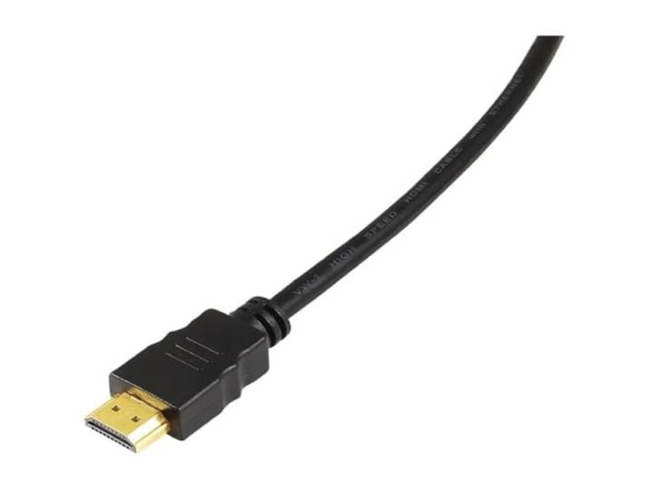 Profile 541274873365 HDMI-kabel HQ, goudkleurig, 1,8 m, zwart, kleurloos, eenheidsmaat