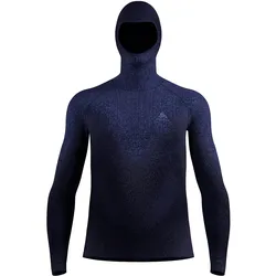 Odlo, Herren, Funktionsshirt, Performance Warm Blackcomb Bl Top Facemask L/S (XXL), Blau