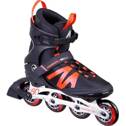K2 FREEDOM II 80 Inlineskates schwarz/orange - 44