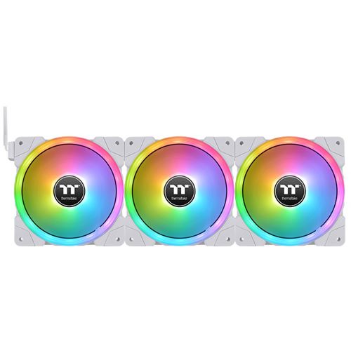 140x140x25mm Thermaltake SWAFAN EX14 RGB PC Cooling Fan White TT Premium Edition 3 Pack