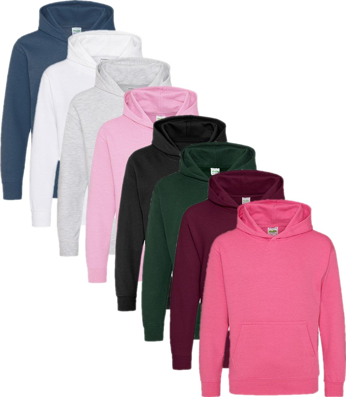 Just Hoods Jh001k Kids´ Hoodie Plum 3/4 (Xs)