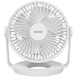 Savio AD-01 WHITE, Ventilator, Weiss