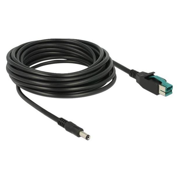 Delock 85501 PoweredUSB Kabel Stecker 12 V (5 m) (85501)
